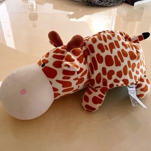 Reversible Giraffe & Crocodile Stuffed Animal